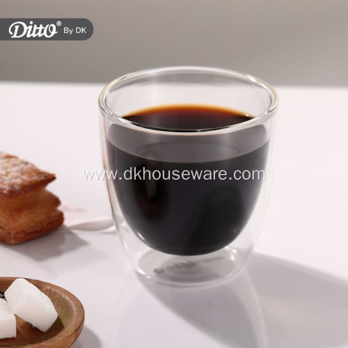 Glass Coffee Mug Double Wall Glass